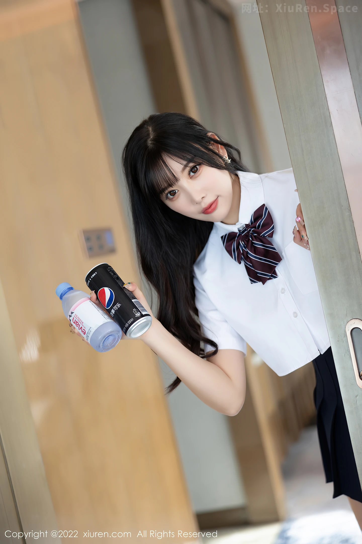 图片[2]-[XiuRen秀人网] VOL.5338 女神杨晨晨Yome清爽学妹制服露蕾丝内衣秀完美身材诱惑写真82P-秀人网官方网站